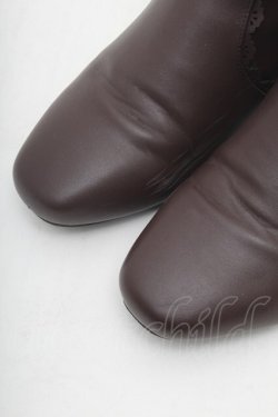 画像4: m petit by misako / リボンショートブーツ LL ブラウン S-26-02-28-003-0-ZA-HR-ZS