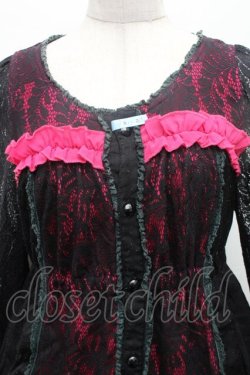 画像3: PUNK / レースワンピース  黒ｘピンク S-26-02-28-041-PU-OP-AS-ZS