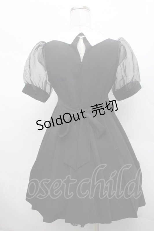 画像2: EATME / オープンカラーワンピース S 黒 S-26-02-28-042-LO-OP-AS-ZS (2)