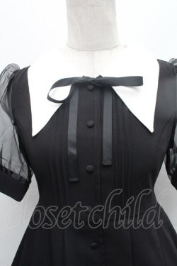 画像3: EATME / オープンカラーワンピース S 黒 S-26-02-28-042-LO-OP-AS-ZS