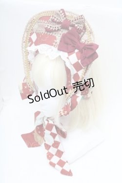 画像7: NyanNyan Star / 和柄ｘ洋梨ジャンパースカートセット  ワイン S-26-02-28-048-LO-OP-HR-ZS