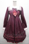 画像1: Angelic Pretty / Universityワンピース  赤 S-26-02-28-050-AP-OP-AS-ZS (1)