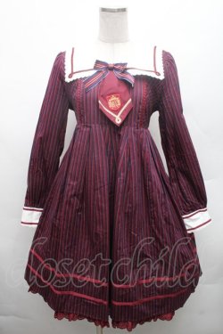 画像1: Angelic Pretty / Universityワンピース  赤 S-26-02-28-050-AP-OP-AS-ZS