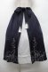 画像1: axes femme / スノー刺繍スカート  紺 S-26-02-28-054-AX-SK-HR-ZS (1)