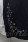 画像3: axes femme / スノー刺繍スカート  紺 S-26-02-28-054-AX-SK-HR-ZS (3)