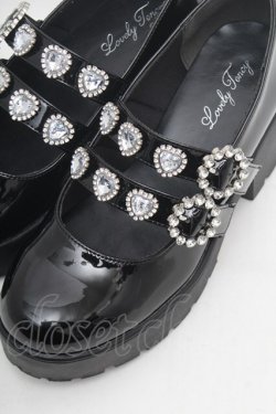 画像4: Lovely Tency / 眞白ありす/TT*MAベルトシューズ LL 黒 S-26-02-28-005-LO-SH-TE-ZS