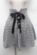 Ank Rouge / スピンドルフレアスカート  グレー S-26-02-28-059-CA-SK-HR-ZS