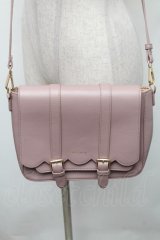 m petit by misako / スカラップショルダーバッグ  ピンク S-26-02-28-010-LO-BG-AS-ZS