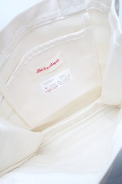 画像4: Shirley Temple / ストロベリーベアトートバッグ  白 S-26-02-28-012-ET-TO-HR-ZS