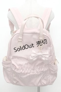 画像1: m petit by misako / AMリボンチャームツキリュック  ピンク S-26-02-28-019-LO-BG-TE-ZS