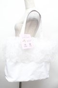 Lovely Tency / 眞白ありすコラボ/TT*MA*フリルトートBAG  淡白 S-26-02-28-020-LO-BG-TE-ZS