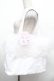 画像1: Lovely Tency / 眞白ありすコラボ/TT*MA*フリルトートBAG  淡白 S-26-02-28-020-LO-BG-TE-ZS (1)