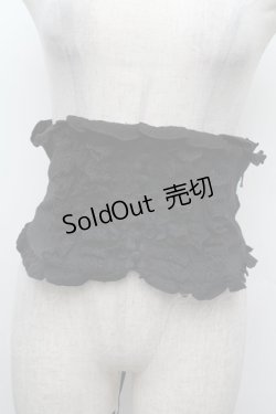 画像1: Sheglit / フリルリボンコルセット  黒 S-26-02-28-026-EL-ZA-AS-ZS