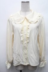 m petit by misako / AM マルエリフリルブラウス M オフ S-26-02-28-030-LO-BL-AS-ZS