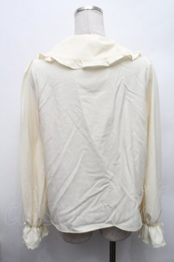 画像2: m petit by misako / AM マルエリフリルブラウス M オフ S-26-02-28-030-LO-BL-AS-ZS