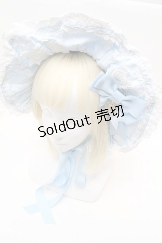 画像1: BABY,THE STARS SHINE BRIGHT / Secret Roseボンネット  サックス S-26-03-01-004-BA-AC-AS-ZS (1)