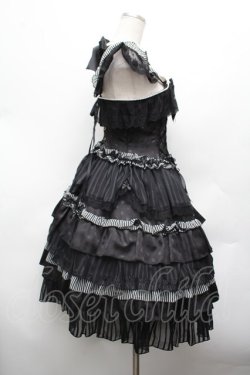 画像2: ALICE and the PIRATES / カフェガールジャンパースカート  黒 S-26-03-01-031-PA-OP-AS-ZS