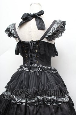 画像4: ALICE and the PIRATES / カフェガールジャンパースカート  黒 S-26-03-01-031-PA-OP-AS-ZS