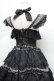 画像4: ALICE and the PIRATES / カフェガールジャンパースカート  黒 S-26-03-01-031-PA-OP-AS-ZS (4)
