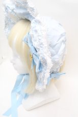 画像2: BABY,THE STARS SHINE BRIGHT / Secret Roseボンネット  サックス S-26-03-01-004-BA-AC-AS-ZS (2)