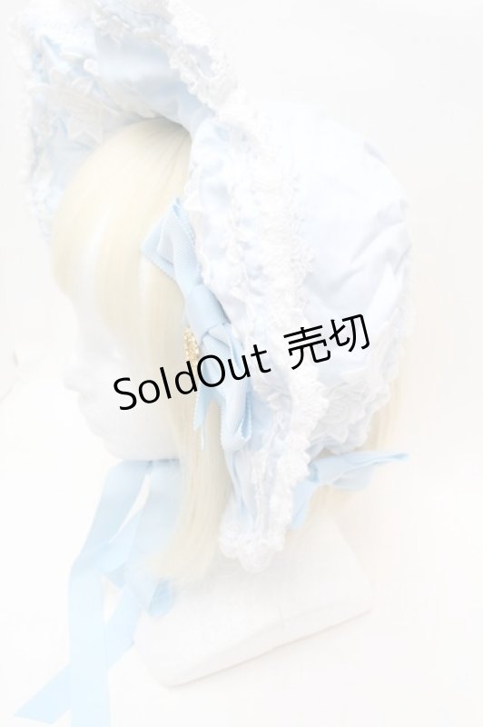 画像2: BABY,THE STARS SHINE BRIGHT / Secret Roseボンネット  サックス S-26-03-01-004-BA-AC-AS-ZS (2)