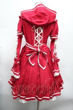 画像3: BABY,THE STARS SHINE BRIGHT / 赤ずきんコートワンピース  赤 S-26-03-01-034-BA-OP-AS-ZS