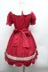 画像4: BABY,THE STARS SHINE BRIGHT / STRAWBERRYカフェスカラップワンピース  赤 S-26-03-01-035-BA-OP-AS-ZS (4)