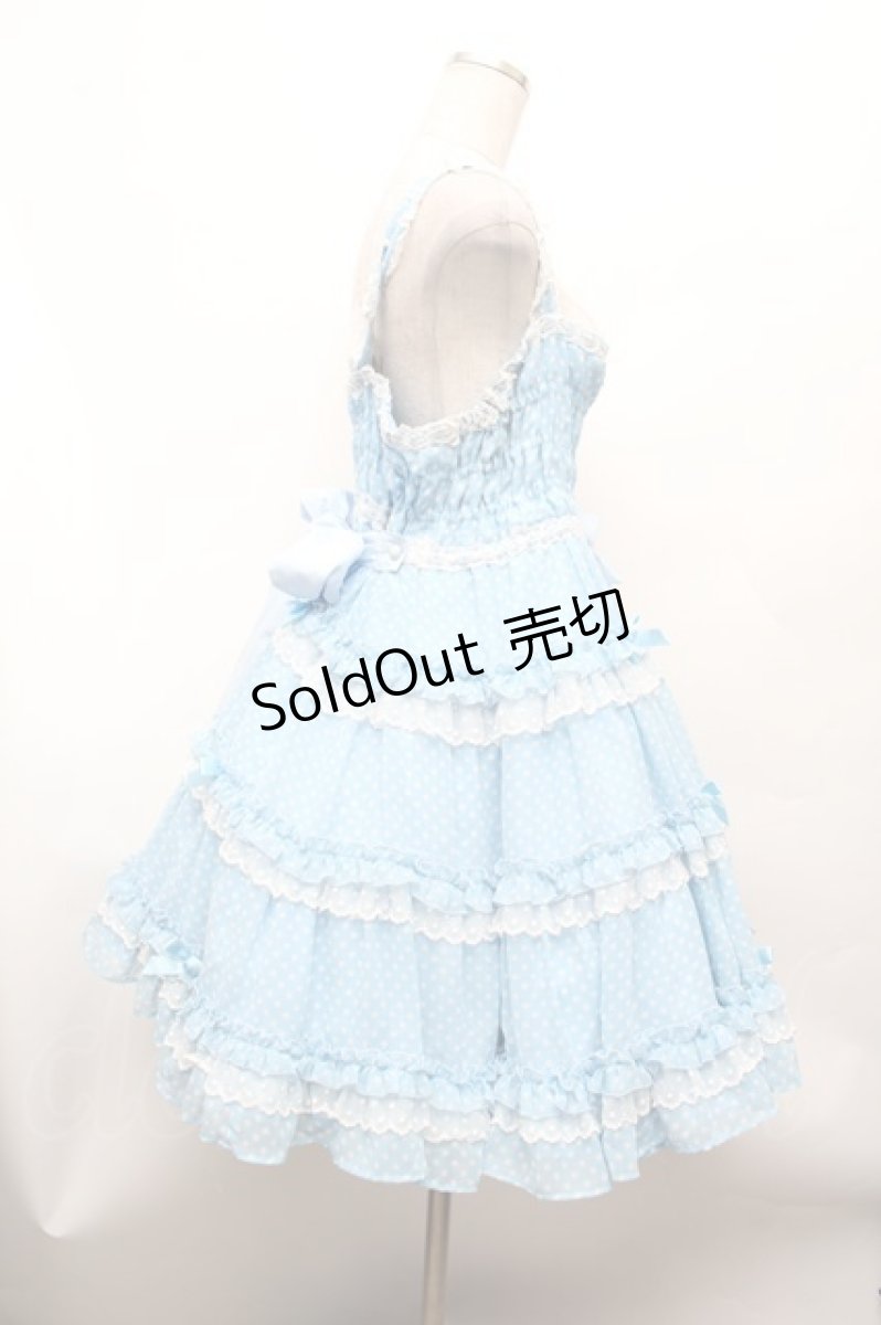 画像3: Angelic Pretty / Happyアイスクリームジャンパースカート  サックス S-26-03-01-038-AP-OP-AS-ZS (3)