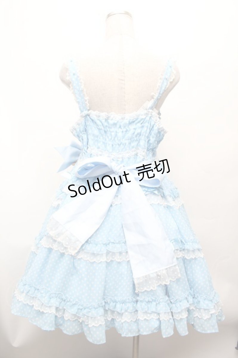 画像4: Angelic Pretty / Happyアイスクリームジャンパースカート  サックス S-26-03-01-038-AP-OP-AS-ZS (4)
