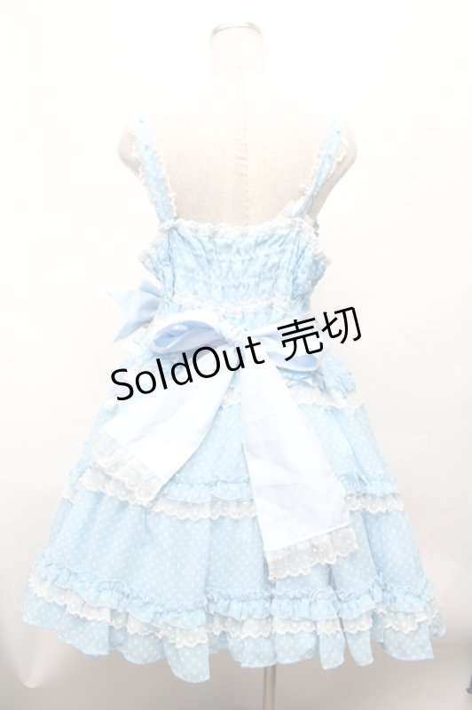 画像4: Angelic Pretty / Happyアイスクリームジャンパースカート  サックス S-26-03-01-038-AP-OP-AS-ZS (4)