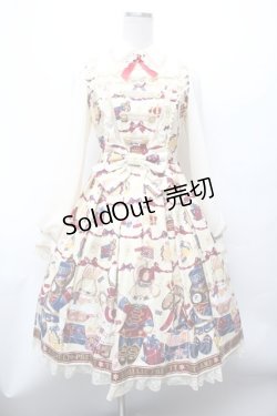 画像1: Angelic Pretty / Merry Bunnyワンピース  オフ S-26-03-01-039-AP-OP-AS-ZS