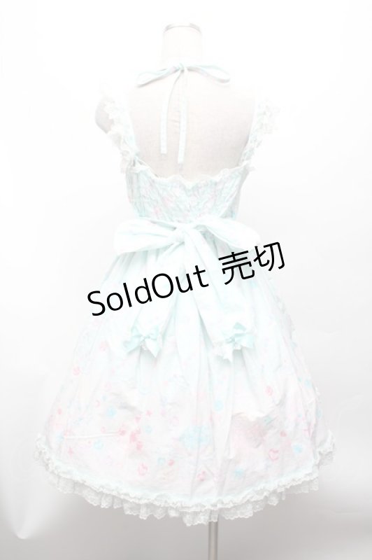 画像4: Angelic Pretty / ジュエリージュレジャンパースカート  ミント S-26-03-01-040-AP-OP-AS-ZS (4)