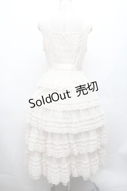 画像3: PINK HOUSE / ウーリーチュールフリル使いローンワンピース  キナリ S-26-03-01-044-LO-OP-HR-ZS