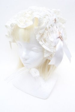 画像1: LOLITA / ヘッドドレス  白 S-26-03-01-006-LO-ZA-AS-ZS