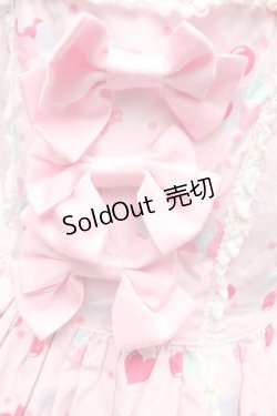 画像3: BABY,THE STARS SHINE BRIGHT / ドリーミィポニーリボンリボンジャンパースカート＆カチューシャ  ピンク S-26-03-01-050-BA-OP-AS-ZS