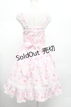 画像5: BABY,THE STARS SHINE BRIGHT / ドリーミィポニーリボンリボンジャンパースカート＆カチューシャ  ピンク S-26-03-01-050-BA-OP-AS-ZS