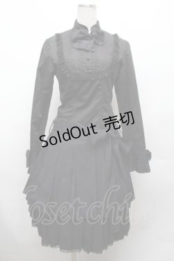 画像1: Victorian maiden / アンティークドールワンピース  黒 S-26-03-01-052-CL-OP-AS-ZS