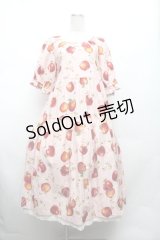 PINK HOUSE / PINK HOUSE×HELLO KITTY Patterned One-piece  ピンク S-26-03-01-053-LO-OP-HR-ZS