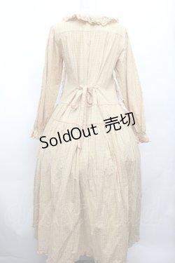 画像3: PINK HOUSE / エプロン付きアースギンガムワンピース  イエロー S-26-03-01-056-LO-OP-HR-ZS