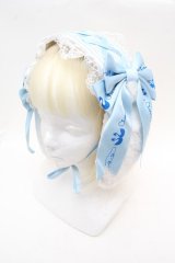 metamorphose / シナモロールコラボ　耳付きヘッドドレス  サックス S-26-03-01-009-ME-AC-HR-ZS