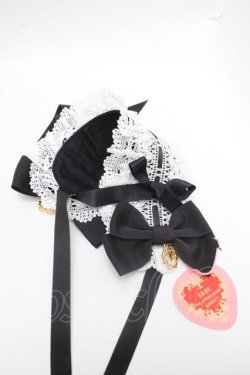 画像3: BABY,THE STARS SHINE BRIGHT / プリンセスドロップヘッドドレス  黒ｘ白 S-26-03-01-012-BA-AC-HR-ZS