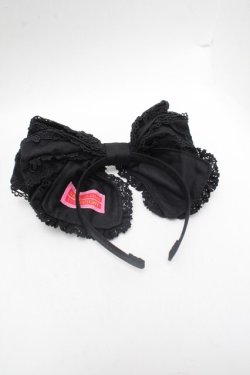 画像3: BABY,THE STARS SHINE BRIGHT / キャメロンカチューシャ  黒 S-26-03-01-013-BA-ZA-AS-ZS