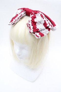 画像1: BABY,THE STARS SHINE BRIGHT / キャメロンカチューシャ  赤 S-26-03-01-014-BA-ZA-AS-ZS