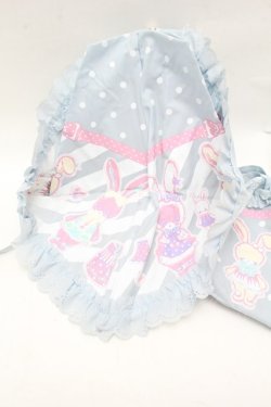 画像2: Angelic Pretty / Fancy Paper Dolls折りたたみアンブレラ  サックス S-26-03-01-017-AP-ZA-HR-ZS