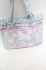 画像3: Angelic Pretty / Fancy Paper Dolls折りたたみアンブレラ  サックス S-26-03-01-017-AP-ZA-HR-ZS (3)