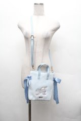 Maison de FLEUR / シナモロール　ショルダーバッグ  サックス S-26-03-01-019-LO-BG-HR-ZS