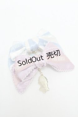 画像3: PINK HOUSE / Little Twin Stars×PINK HOUSE リボンクリップ2個セット(チャーム付き)  ピンクｘブルー S-26-03-01-002-LO-AC-HR-ZS