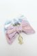 画像3: PINK HOUSE / Little Twin Stars×PINK HOUSE リボンクリップ2個セット(チャーム付き)  ピンクｘブルー S-26-03-01-002-LO-AC-HR-ZS (3)