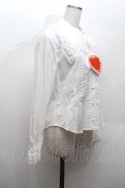 画像2: BABY,THE STARS SHINE BRIGHT / 袖ピンタックブラウス  白 S-26-03-01-021-BA-BL-HR-ZS