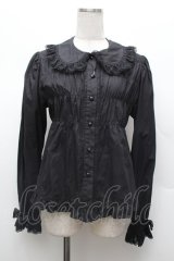 BABY,THE STARS SHINE BRIGHT / ベビードールブラウス（2022）  黒 S-26-03-01-022-BA-BL-HR-ZS